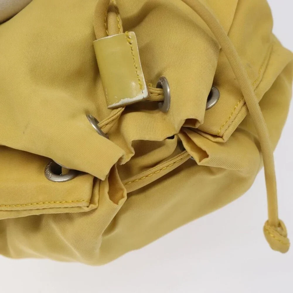 PRADA Pouch Nylon Yellow Auth - Picture 9 of 16